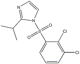 1-[(2,3-dichlorophenyl)sulfonyl]-2-isopropyl-1H-imidazole Struktur