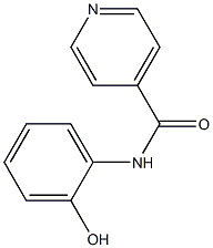 N-(2-hydroxyphenyl)isonicotinamide Struktur