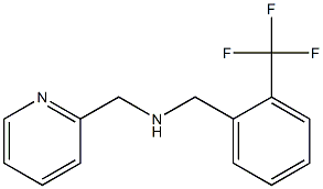 N-(2-pyridinylmethyl)-N-[2-(trifluoromethyl)benzyl]amine Struktur