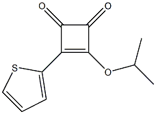 3-isopropoxy-4-(2-thienyl)-3-cyclobutene-1,2-dione Struktur