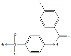 N-[4-(aminosulfonyl)phenyl]-4-fluorobenzamide Struktur