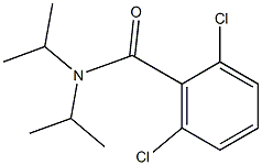 2,6-dichloro-N,N-diisopropylbenzamide Struktur