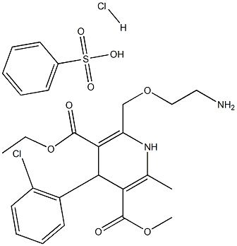 Amlodipine Hydrochloride Struktur