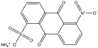 Ammonium 1-nitroanthraquinone-5-sulfonate Struktur