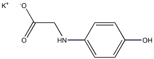 L-(p-Hydroxylphenyl)glycine,potassium salt Struktur