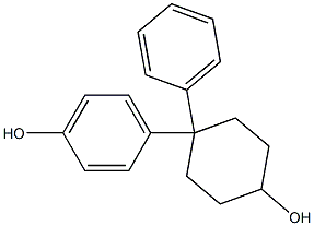 4,4'-Dihydroxydiphenylcyclohexane Struktur