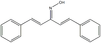 (1E,4E)-1,5-diphenyl-1,4-pentadien-3-one oxime Struktur