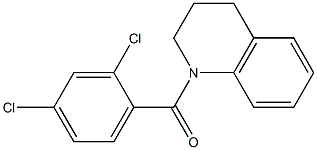 (2,4-dichlorophenyl)[3,4-dihydro-1(2H)-quinolinyl]methanone Struktur