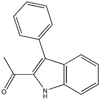 1-(3-phenyl-1H-indol-2-yl)-1-ethanone Struktur