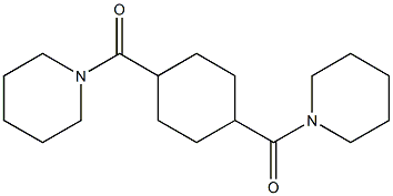 1-piperidinyl[4-(1-piperidinylcarbonyl)cyclohexyl]methanone Struktur