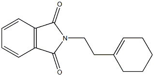 2-[2-(1-cyclohexen-1-yl)ethyl]-1H-isoindole-1,3(2H)-dione Struktur