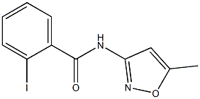 2-iodo-N-(5-methyl-3-isoxazolyl)benzamide Struktur