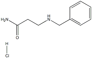 3-(benzylamino)propanamide hydrochloride Struktur