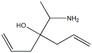 4-(1-aminoethyl)-1,6-heptadien-4-ol Struktur