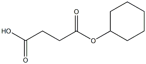 4-(cyclohexyloxy)-4-oxobutanoic acid Struktur