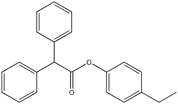 4-ethylphenyl 2,2-diphenylacetate Struktur