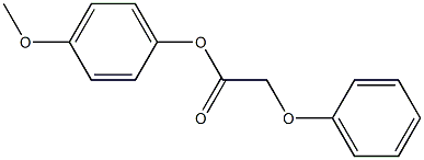 4-methoxyphenyl 2-phenoxyacetate Struktur