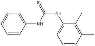 N-(2,3-dimethylphenyl)-N'-phenylthiourea Struktur