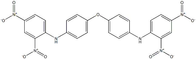 N-{4-[4-(2,4-dinitroanilino)phenoxy]phenyl}-N-(2,4-dinitrophenyl)amine Struktur