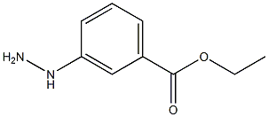 ethyl 3-hydrazinylbenzoate Struktur