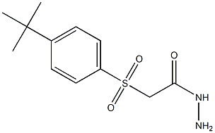 2-{[4-(tert-butyl)phenyl]sulfonyl}acetohydrazide Struktur