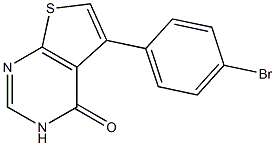 5-(4-Bromo-phenyl)-3H-thieno[2,3-d]pyrimidin-4-one ,97% Struktur