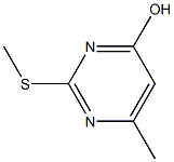 6-Methyl-2-(methylthio)pyrimidin-4-ol ,97% Struktur