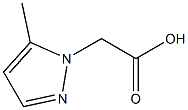 (5-methyl-1H-pyrazol-1-yl)acetic acid Struktur