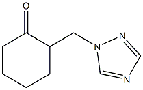 2-(1H-1,2,4-triazol-1-ylmethyl)cyclohexanone Struktur