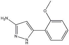 5-(2-methoxyphenyl)-1H-pyrazol-3-amine Struktur