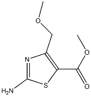 methyl 2-amino-4-(methoxymethyl)-1,3-thiazole-5-carboxylate Struktur