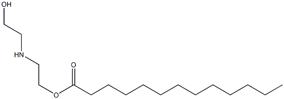 Tridecanoic acid 2-[(2-hydroxyethyl)amino]ethyl ester Struktur