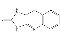 8-Methyl-9,9a-dihydro-1H-imidazo[4,5-b]quinolin-2(3H)-one Struktur