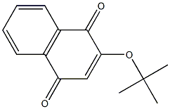 2-(tert-Butyloxy)-1,4-naphthoquinone Struktur