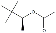 (+)-Acetic acid (S)-1,2,2-trimethylpropyl ester Struktur