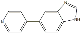 5-(4-Pyridyl)-1H-benzimidazole Struktur