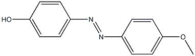 4-[(4-Methoxyphenyl)diazenyl]phenol Struktur