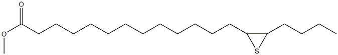 14,15-Epithiononadecanoic acid methyl ester Struktur