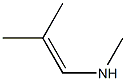 N-Methyl-2-methyl-1-propen-1-amine Struktur