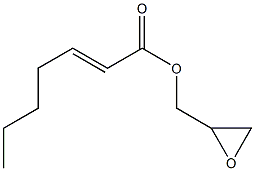 2-Heptenoic acid glycidyl ester Struktur