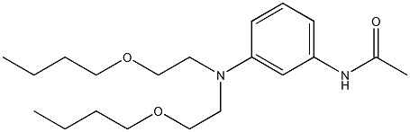 3'-[Bis(2-butoxyethyl)amino]acetanilide Struktur