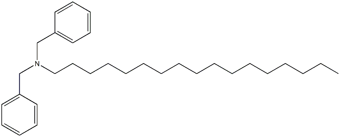 Heptadecyldibenzylamine Struktur