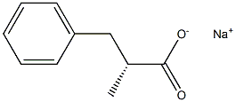 [R,(-)]-2-Benzylpropionic acid sodium salt Struktur