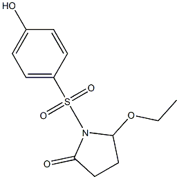 5-Ethoxy-1-[[4-hydroxyphenyl]sulfonyl]pyrrolidin-2-one Struktur