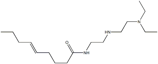 N-[2-[2-(Diethylamino)ethylamino]ethyl]-5-nonenamide Struktur