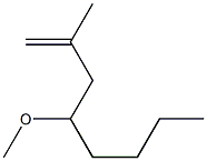 2-Methyl-4-methoxy-1-octene Struktur