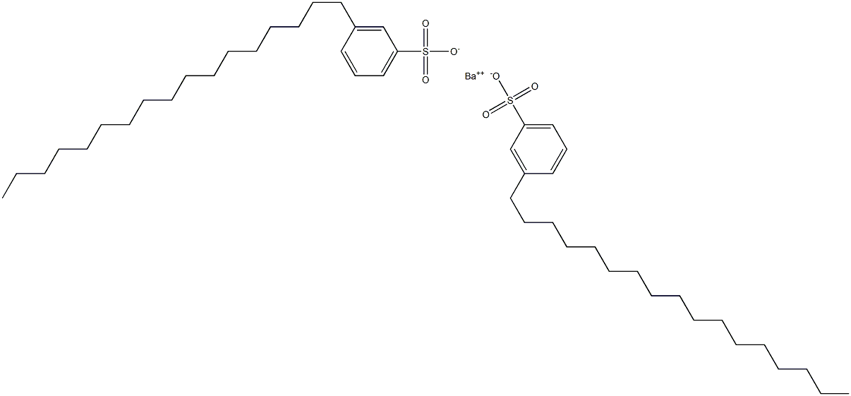 Bis(3-heptadecylbenzenesulfonic acid)barium salt Struktur