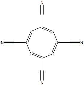 シクロオクタテトラエン-1,3,5,7-テトラカルボニトリル 化學構造式