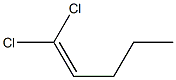 1,1-Dichloro-1-pentene Struktur