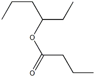 Butyric acid 1-ethylbutyl ester Struktur